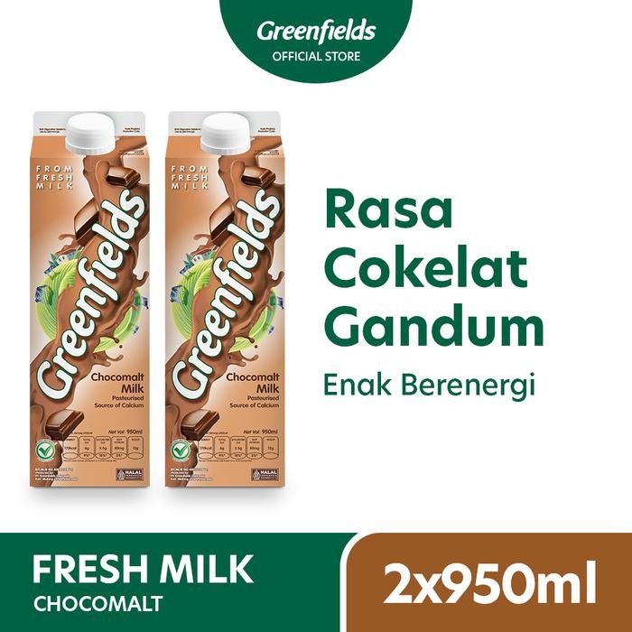 

Pilihan- [Instant Only] [Twinpack] Susu Segar Greenfields - Fresh Milk Chocomalt 950Ml X 2Pcs