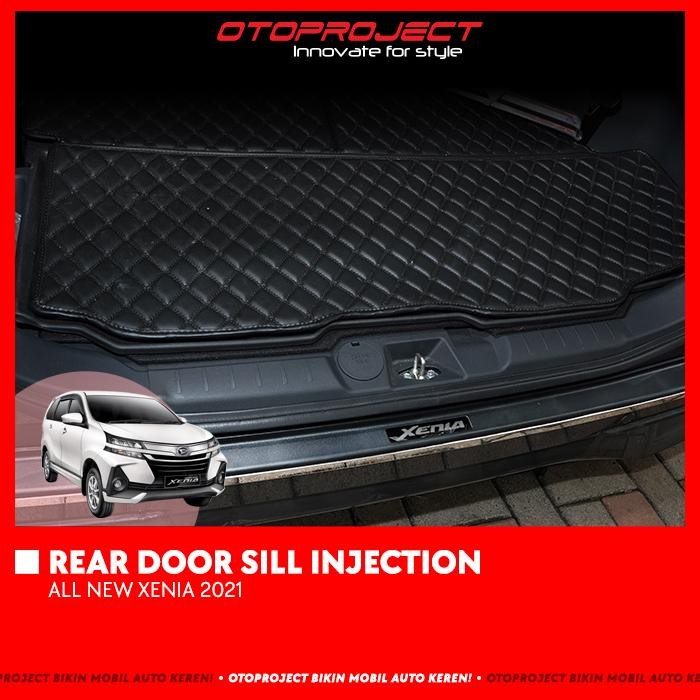 Ready Otoproject - Rear Door Sill A.N Xenia 2022 Injection Pelindung Pintu Bagasi Xenia 2022