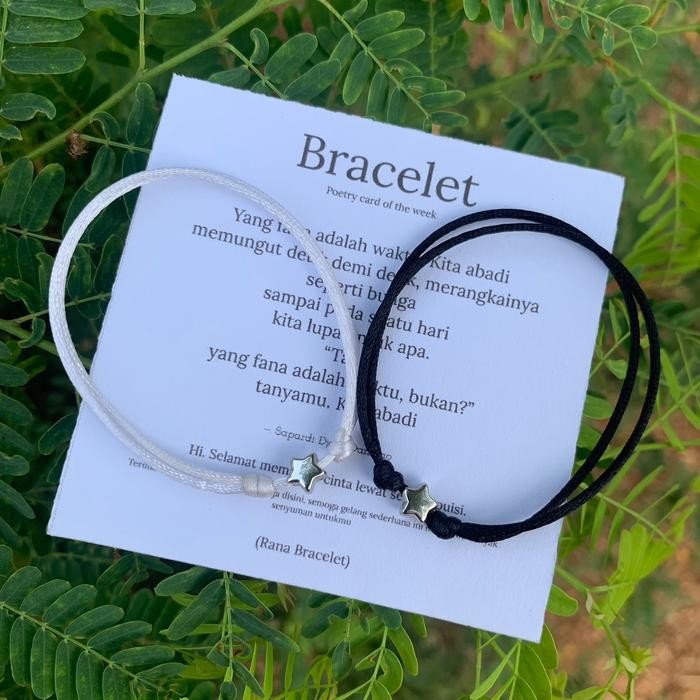 

New Gelang Couple Star Tali Satin