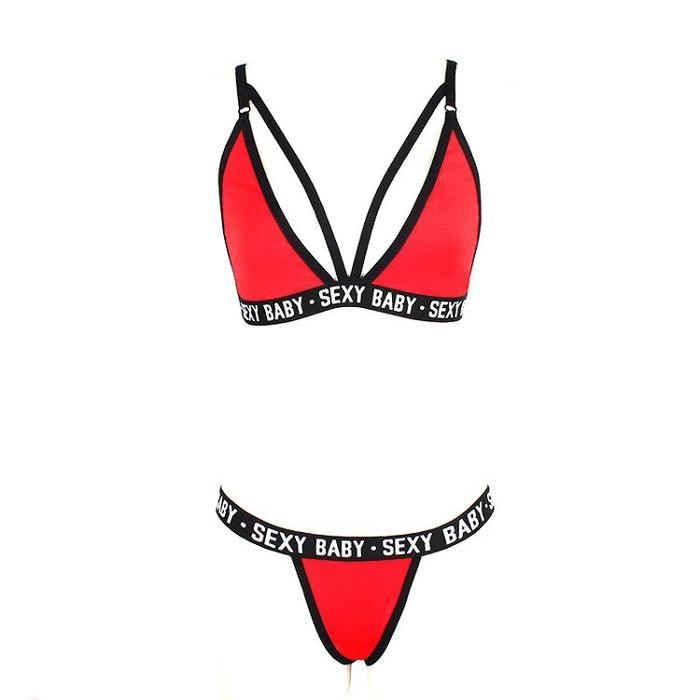 Swimsaic Holic - [ Lingerie Sexy Baby Hot Beach Pantai Premium Set Bikini Seksi Swimsuit Wanita