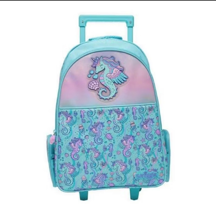 ASLI Tas Koper Ransel Anak Seahorse / Tas Sekolah, Kado Natal/Tas Trolley READY STOCK