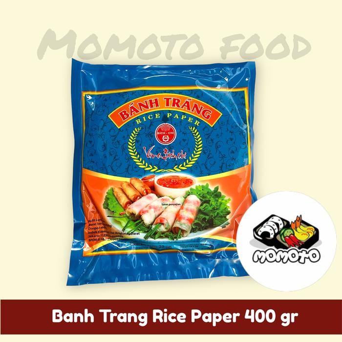 

ASLI Paper Rice Banh Trang 400gr 22 cm Pack Utuh Viet Spring Roll READY STOCK