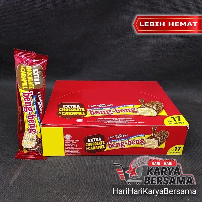 

BENG-BENG WAFER CARAMEL CRISPY CHOCOLATE BOX ISI 17'S X 25GR