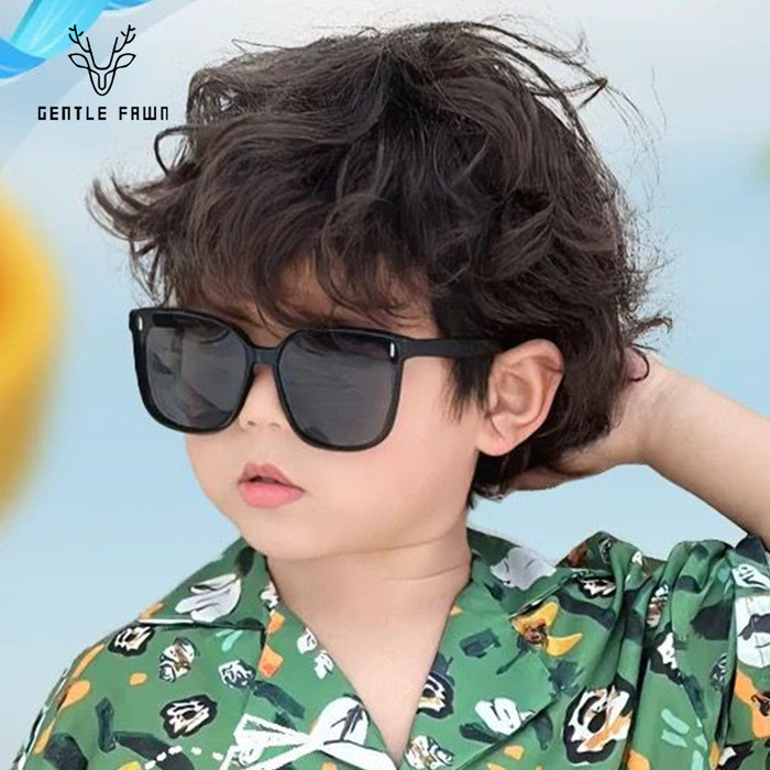 Kacamata Sunglasses Polarized Tr90 Anak Bentuk Kotak Korean Style 310