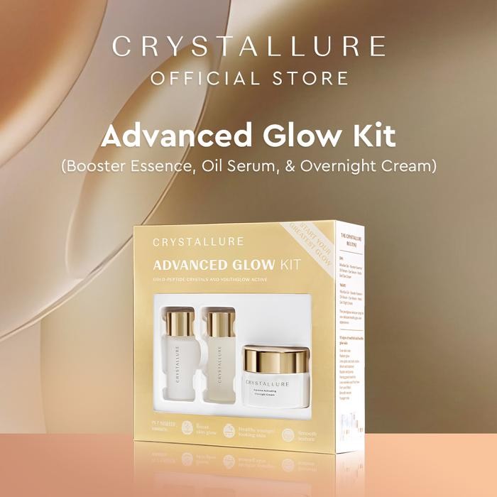 Pilihan- Crystallure Advanced Glow Kit (Produk Antiaging Untuk Kulit Glowing) Vitamin Retinoid