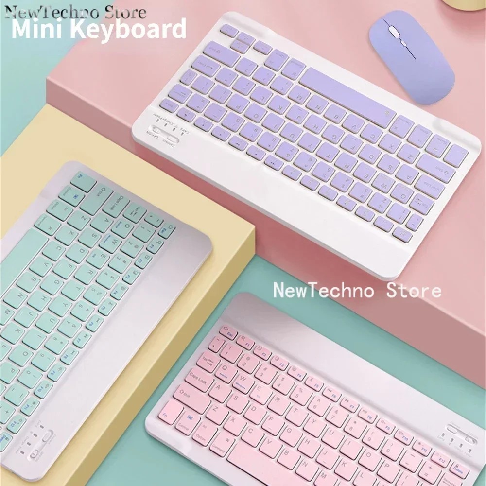 

New Bluetooth Keyboard For Ipad Xiaomi Samsung Huawei Phone Tablet Slim Mini Wireless Keyboard For