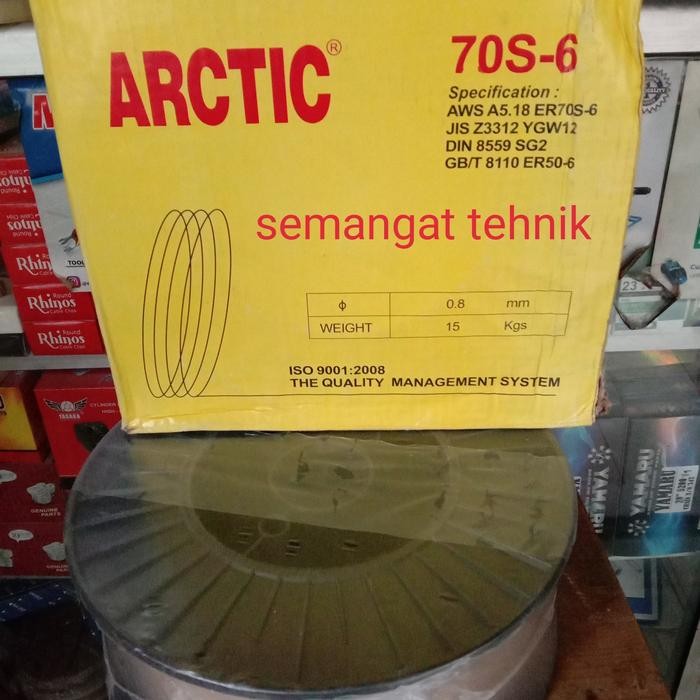 Ready kawat las co.08/mig wire ER70S-6/ER70S-6/ER 70.S artic 0.8mm