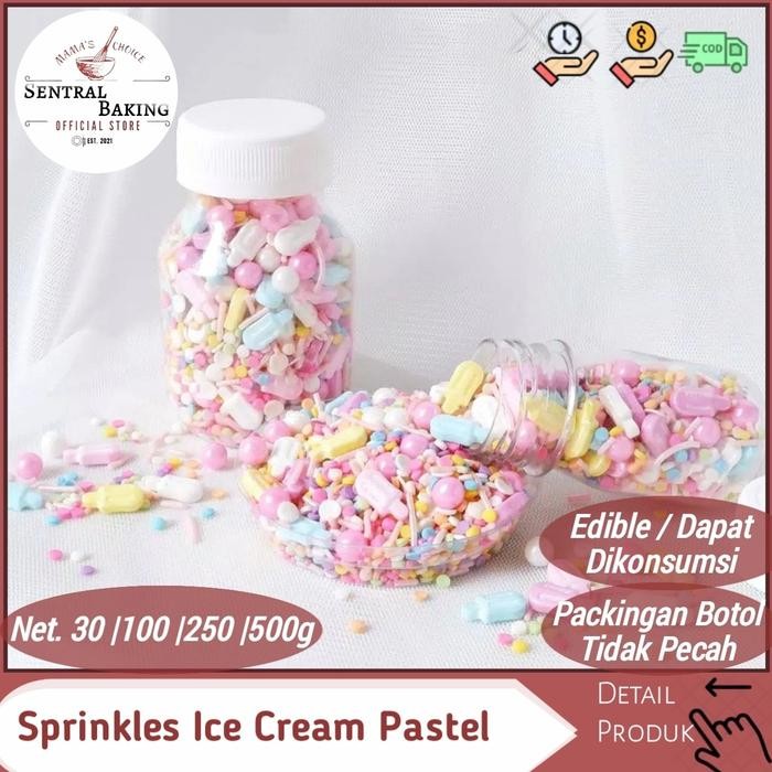 

Stok Baru Sprinkle Kue Mutiara Ice Cream Pastel 2 / Springkle Kue Springkel Hias
