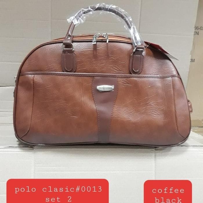 Tas Koper Cabin Travel Bag Troly Polo Classic Roda Medium Original (M)