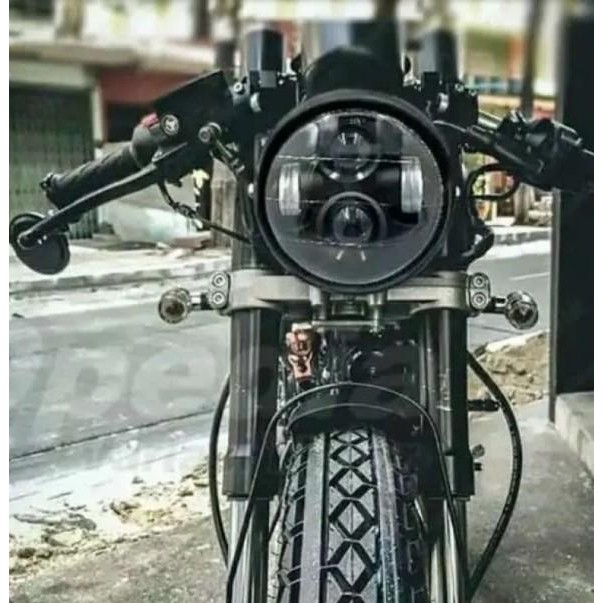 Paket lampu LED motor daymaker set sen gril stopan grill japstyle gl tiger scorpio thunder custom