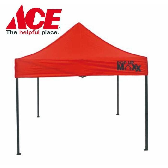 NEW NEW NEW Ace Soleil 2X2 mtr Tenda Gazebo Lipat - Merah Garden Tent Tenda Acara Outdoor