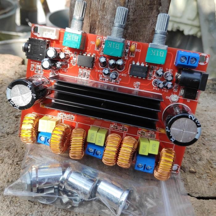 OJ modul amplifier stereo + tone control TPA3116D2 Power Ampli KIT ampli