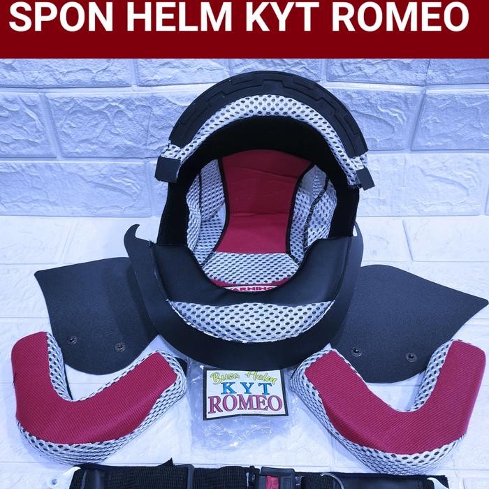 OJ DISTRIBUTOR BUSA SPON HELM KYT ROMEO FULL SETT KUALITAS ORIGINAL Motorcycle