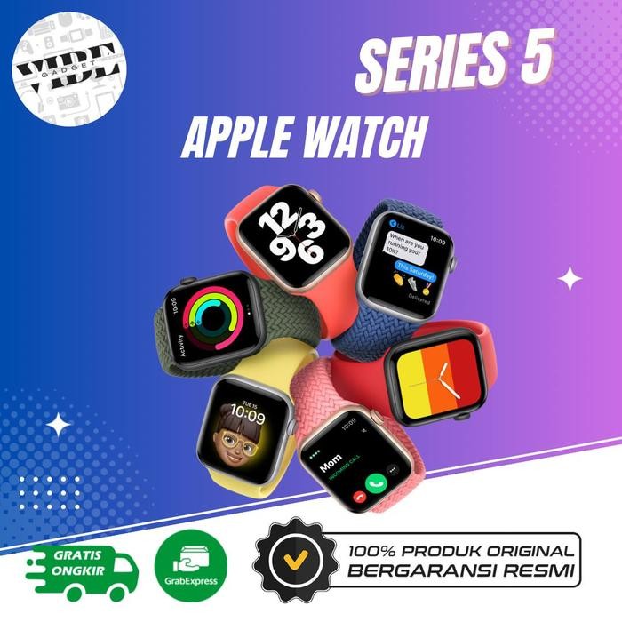 APPLE WATCH SERIES 5 40MM 44MM SECOND MULUS BERKUALITAS FULLSET