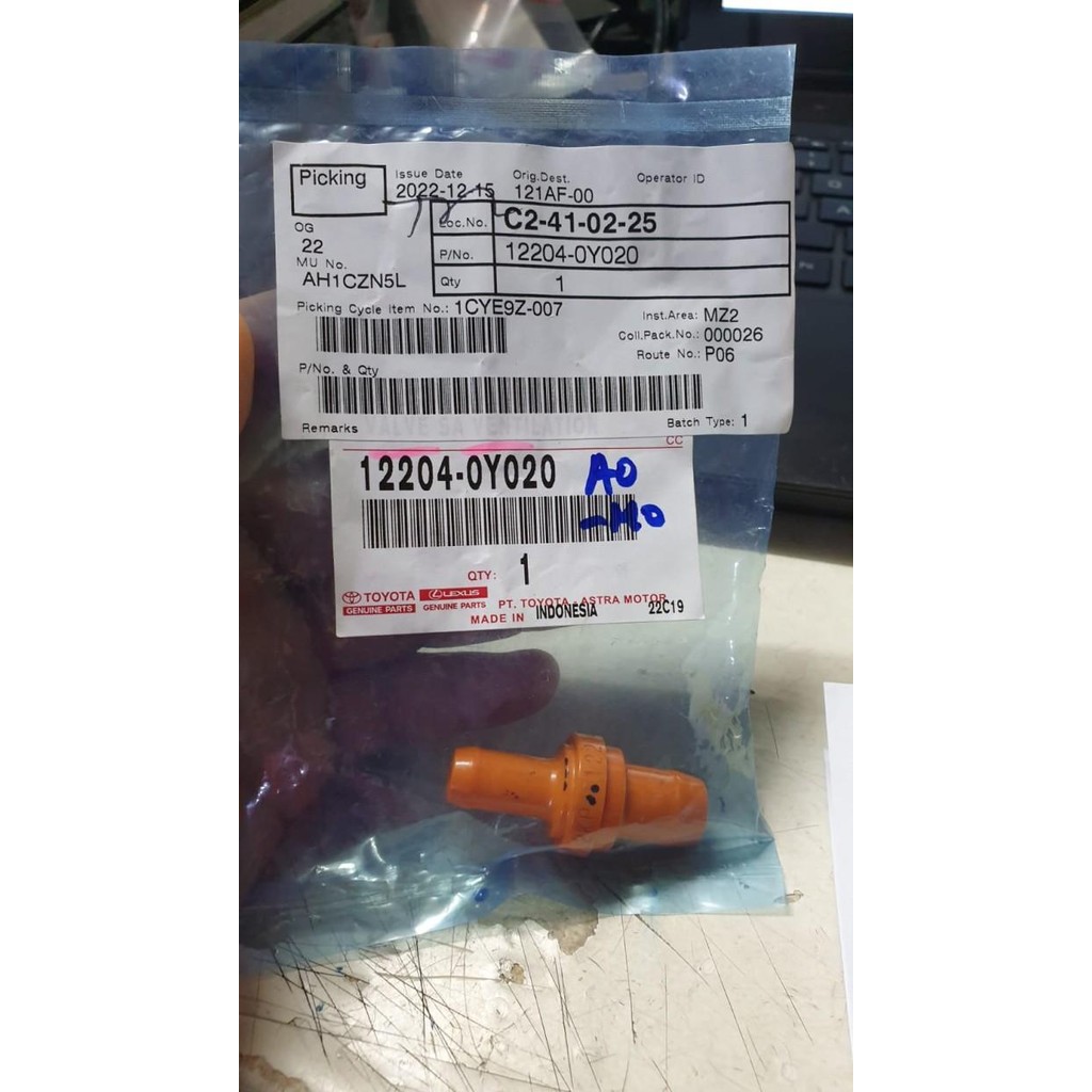 Jual Original Valve Pcv Sigra Calya Avanza Xenia Dual Vvti