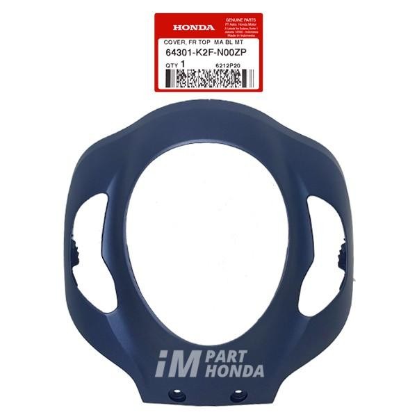 64301-K2F-N00Zp Cover Front Panel Tameng Lampu Depan Scoopy Esp K2F 2020 -2024 Biru Dof