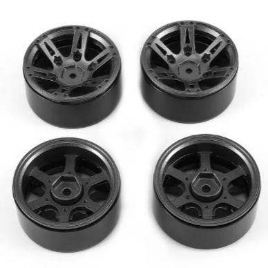 MJ 4 PCS VELG METAL RIM BEADLOCK 1.9 RC SCX10 AXIAL MN86KS AX-615