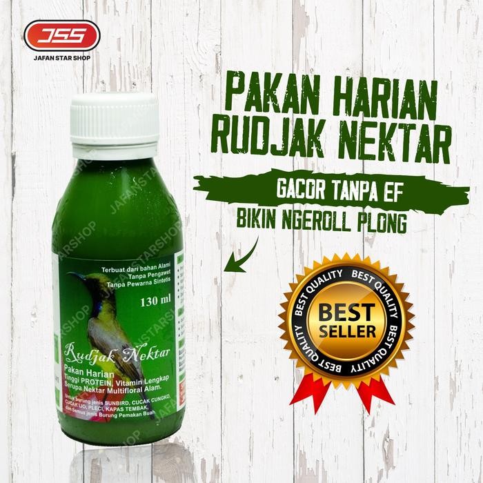Phoenix Aviary - Rujak Nektar Ijo 130 Ml Vitamin Pakan Makanan Kolibri Pleci Cucak Ijo Dll