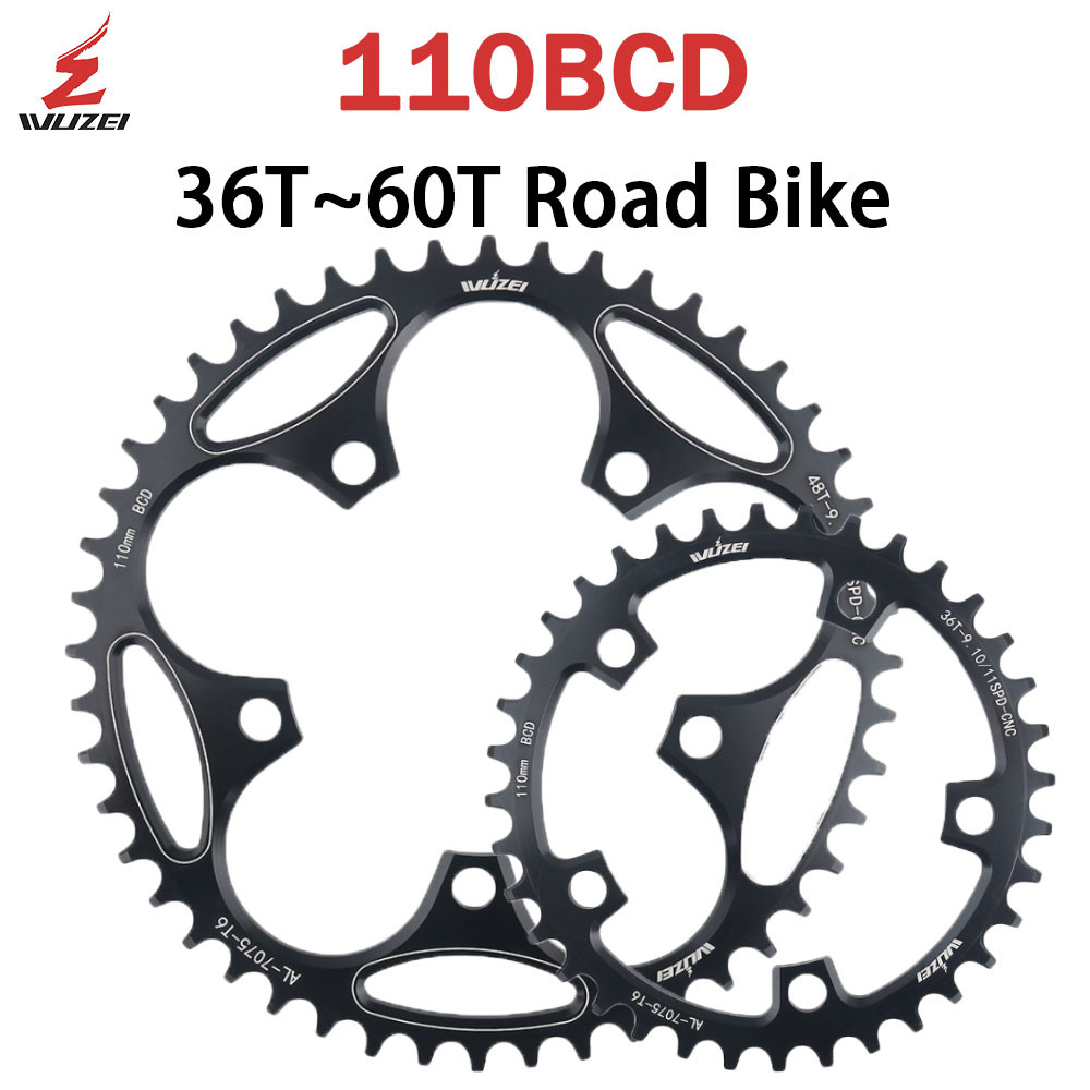 Road Bike Chainring 110 BCD 36T Bicycle Sprocket BCD 110 Foldable Bike Chainwheel 110BCD 38 40 42 44