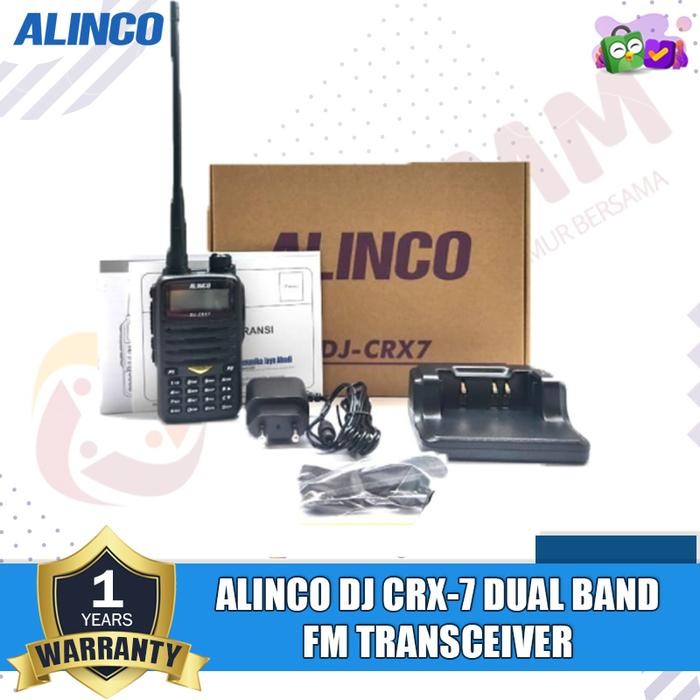 ALINCO DJ CRX7 CRX 7 CRX-7 DUALBAND HT ALINCO CRX7 ORIGINAL GARANSI