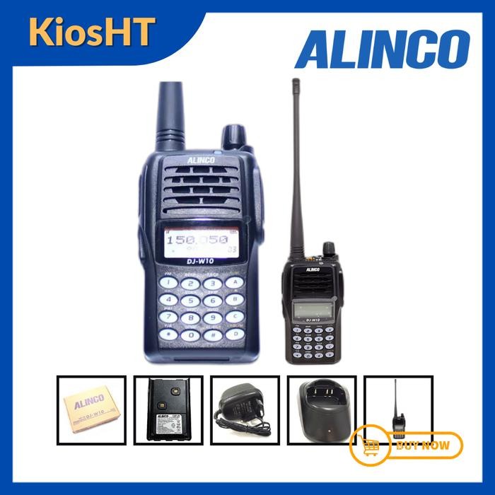 RADIO HT ALINCO DJ W10 HANDY TALKY SINGLEBAND VHF JARAK JAUH OUTDOOR