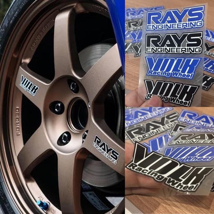 Ready sticker velg Volkrays TE37