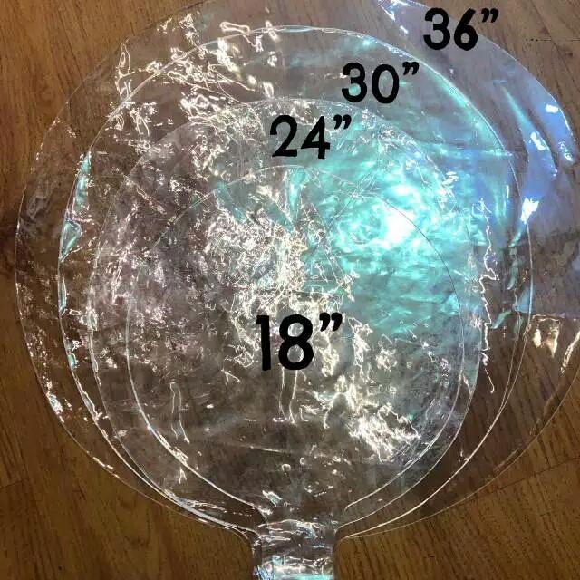 mhho- Balon Jumbo Pvc Transparan / Balon Transparan / Balon Pvc 36 Inch
