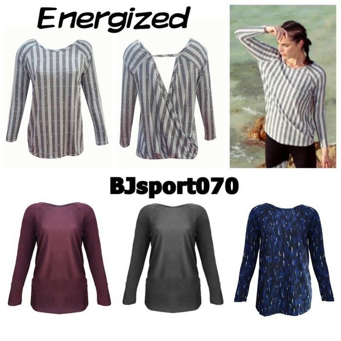TERLARIS BJSport070 baju sport energized baju olahraga READY STOCK