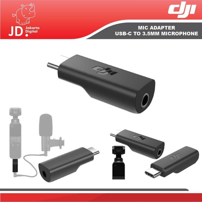 DISKON DJI OSMO POCKET - MIC ADAPTER USB-C TO 3.5mm MICROPHONE