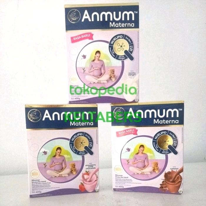 Anmum Materna 400 gr Susu Ibu Hamil Vanilla / Cokelat / Strawberry