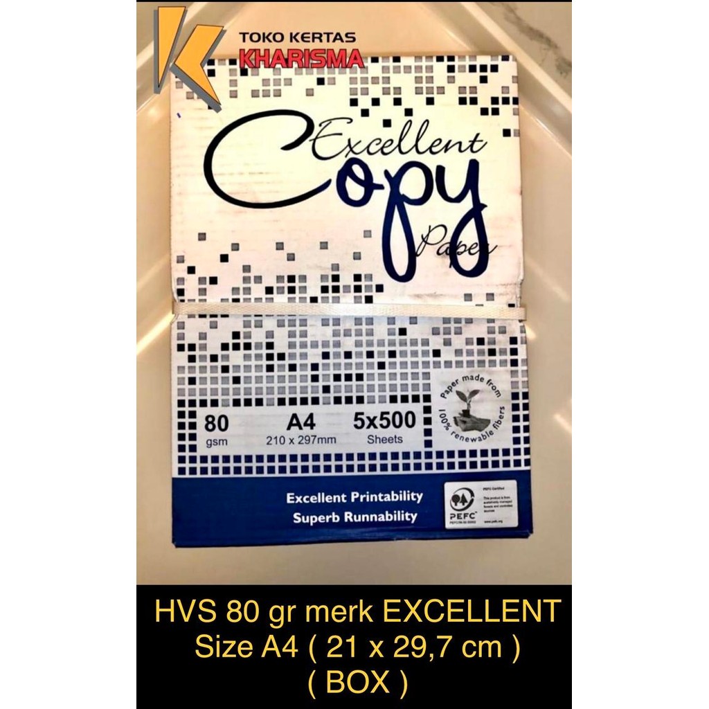 Ready Excellent, Kertas A4 HVS 80 gram