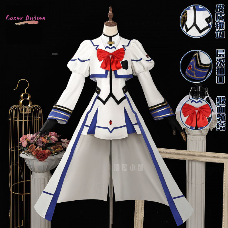 MAGICAL GIRL TAKAMACHI NANOHA COSPLAY COSTUME MAGIC CANNON COMBAT SUIT HALLOWEEN CARNIVAL PARTY