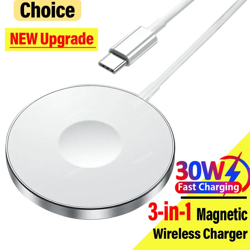 30W Fast Charger Original Magnetic Wireless Charging Device For iPhone 15 14 13 12 11 Pro Max Mini U