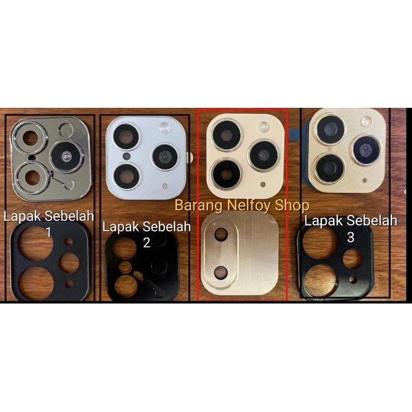 Lensa Kamera iPhone 11 Pro Max XS X XR Pelindung Camera Lens Fake