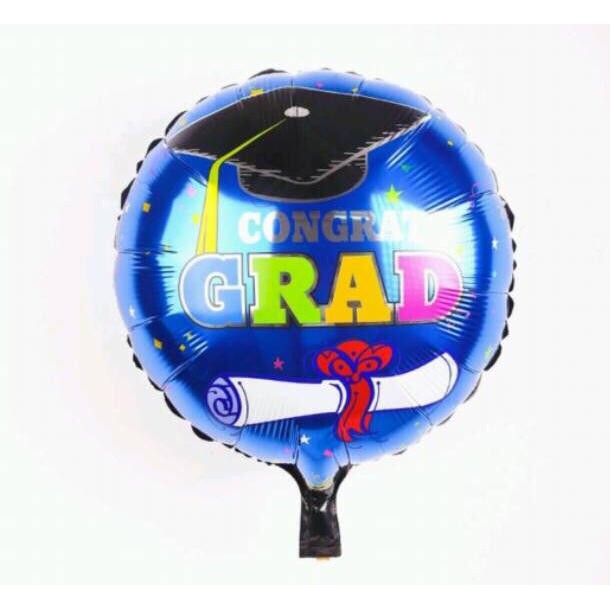 BALON FOIL GRADUATION. BALON HAPPY GRAD. BALON KELULUSAN