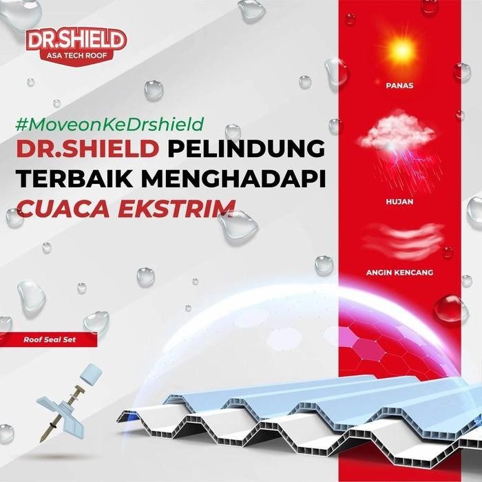 Atap Upvc Dr Shield 1065 Translucent