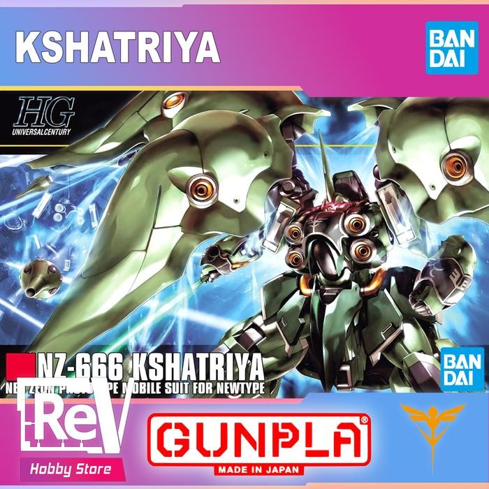 HG KSHATRIYA GUNDAM BANDAI HIGH GRADE 1/144