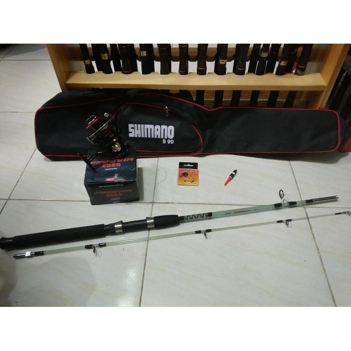 viy1 Set Alat Pancing Laut Kekuatan 8 - 12 Kg Komplit Termurah Dan Terlaris