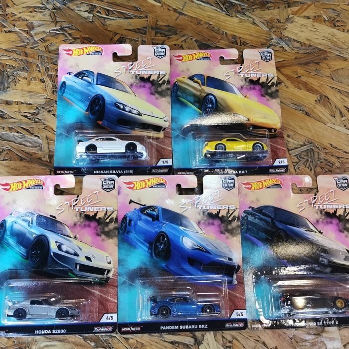HOT WHEELS STREET TUNERS SET PANDEM SUBARU SILVIA NISSAN HOTWHEELS KODE 237