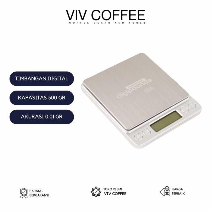 Goto Smart - Timbangan Kopi / Timbangan Digital / Timbangan Dapur 500Gr - 0.01