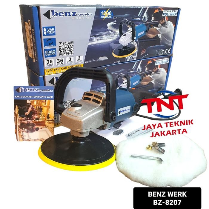 Milwaukee Power Tools - Mesin Poles Mobil Benz 7 Inch / Polisher Benz 7" Bz 8207 / Benz Bz8207