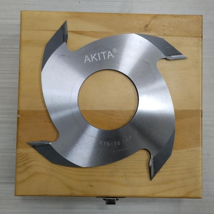10pcs Mata Pisau Finger Joint Cutter AKITA 210 x 4 x 70 Mata 4T