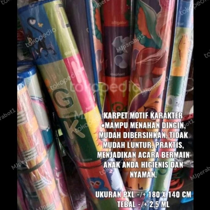 uh01- Karpet Lantai Motif/ Karpet Karakter/ Tikar Spon Plastik