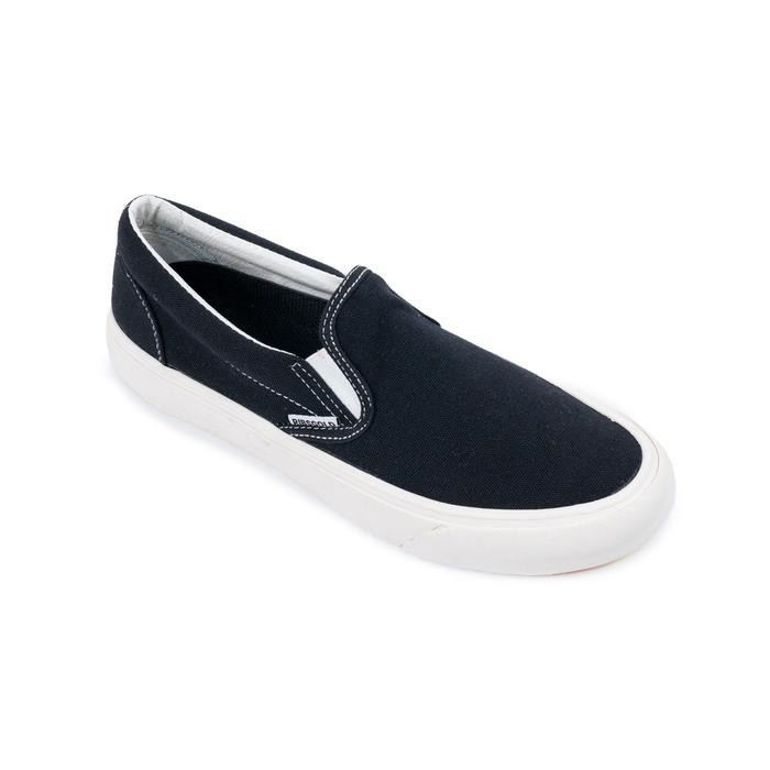 rwci- Ribsgold Sepatu Slip On Black White
