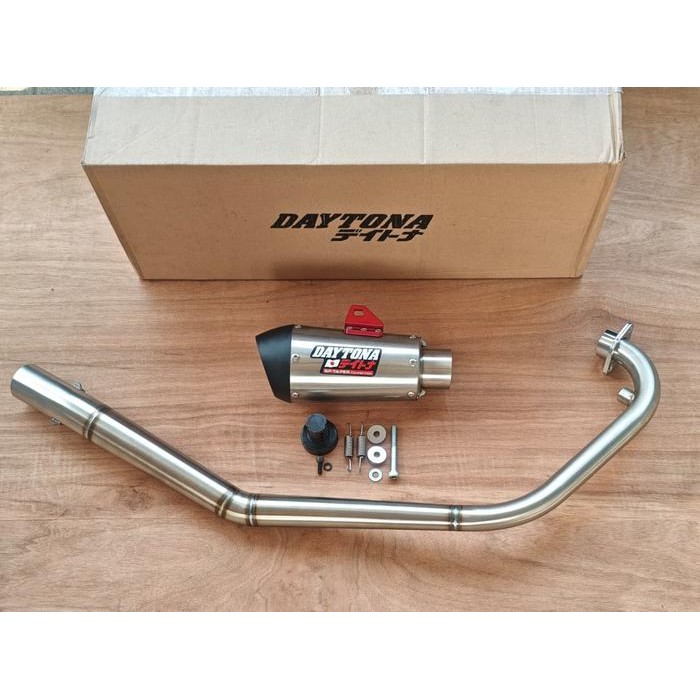 DAYTONA KNALPOT RACING GP-TAPER COMPETITION CBR150R OLD CBR 150 K45 100% ORIGINAL SUARA MANTAP