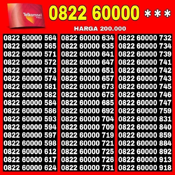 BdGGadget- Nomor Cantik Kartu Perdana Simpati Telkomsel Sim Card 4G