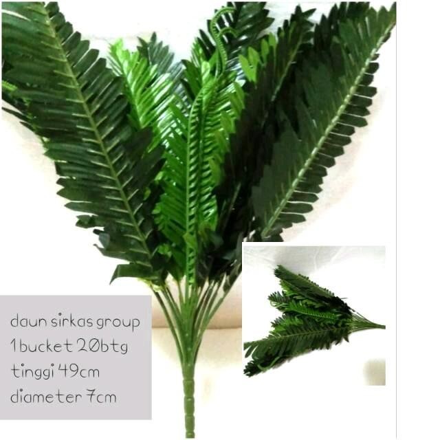 daun pakis sikas group cabang 18 tanaman artificial buat dekorasi