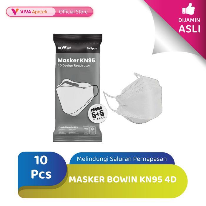 Masker Bowin KN95 4D Pack (5 +5 Pcs)
