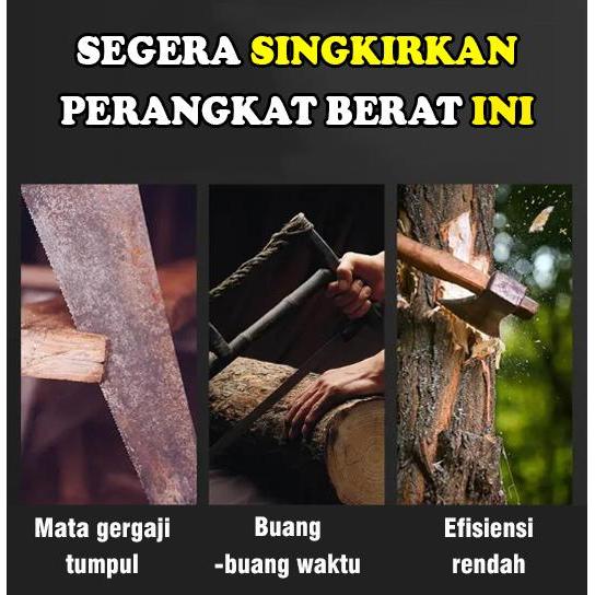 NEW DUORA [6 Pcs] Gergaji Kayu Pohon Kuat Tajam Gergaji Jepang Lancip Runcing mesin gergaji