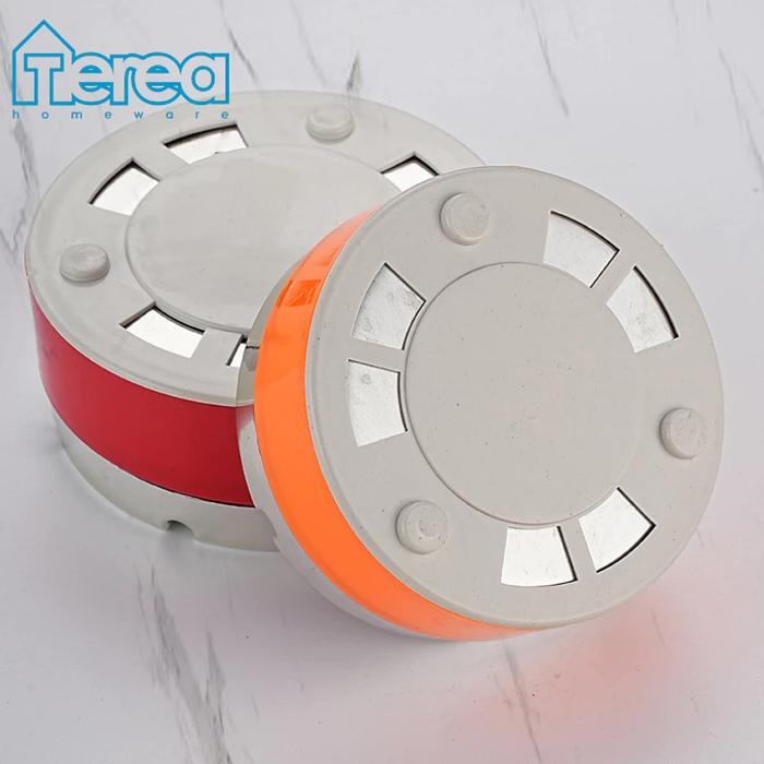 Terea Asbak Putar Tutup Portable Rotation Enclosed Pvc Premium & Stainless Steel 360 Putar Abu Tahan